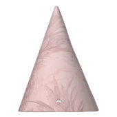 Roze Roze Goud Glitter Ananas Tropisch Feest Feesthoedjes (Rechts)