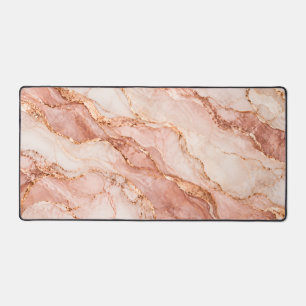 Roze Roze Goud Marmer Bureaumat