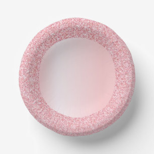 Roze Roze Gouden Kleur Glitters Trendy Lege Sjablo Papieren Kommen