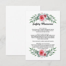 Roze roze groen voor olie informatiekaartje