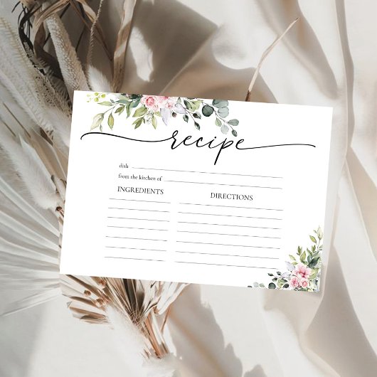 Roze Roze Groene Grote Receptkaart Kaart