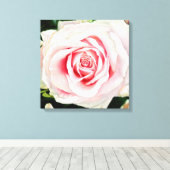 Roze Roze Hand-getrokken Potlood Crayon Art Print (Insitu (Houten vloer))