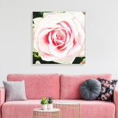 Roze Roze Hand-getrokken Potlood Crayon Art Print (Insitu (Woonkamer))