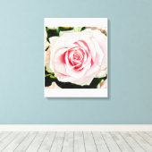 Roze Roze Hand-getrokken Potlood Crayon Art Print (Insitu (Houten vloer))