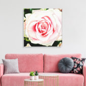 Roze Roze Hand-getrokken Potlood Crayon Art Print (Insitu (Woonkamer))