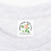 Roze roze handgemaakt met liefdesproduct op maat labels (Aangebracht)