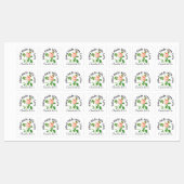 Roze roze handgemaakt met liefdesproduct op maat labels (Vel)