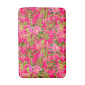 Roze roze heup, roze wild roos heup badmat (Voorkant Verticaal)