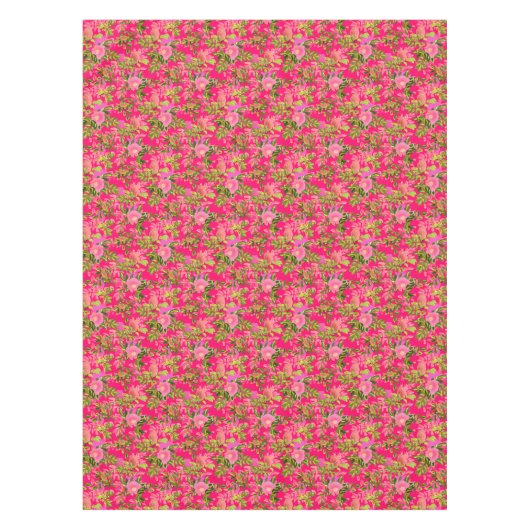Roze roze heup, roze wild roos heup tafelkleed (Voorkant)