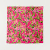 Roze roze heup, roze wild roos heup wandkleed (Voorkant (horizontaal))