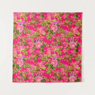 Roze roze heup, roze wild roos heup wandkleed