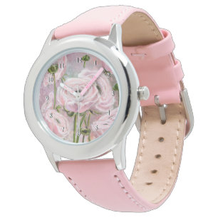 Roze Roze Horloge - Schilderen