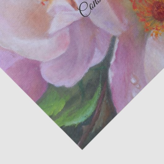 Roze Roze Inspirerend ontledingspapier Tissuepapier (Detail)