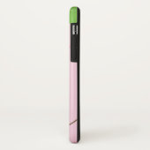 Roze roze iPhone Cell Hoesje Green Background (Achterkant/links)