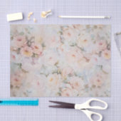  roze roze ivoor - rozen floreren tissuepapier (Craft)