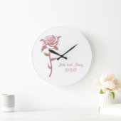 Roze roze Jubileum of huwelijksdatum  Grote Klok (Huis)