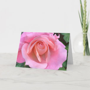 Roze roze klaver kaart