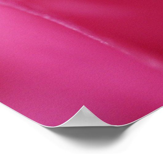 Roze roze klaver poster (Hoek)