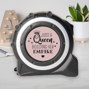 Roze Roze Koningin Bouwt Haar Empire Citaat Rolmaat
