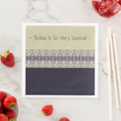 roze roze kreamy beige en grijs servet (Insitu)