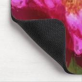 Roze roze krijtachtige schilderij muismat (Hoek)