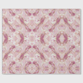 Roze Roze Kwarts Marmer Cadeaupapier (Vlak)