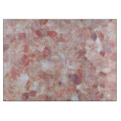Roze roze kwarts patroon snijplank (Voorkant)