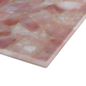 Roze roze kwarts patroon snijplank (Hoek)