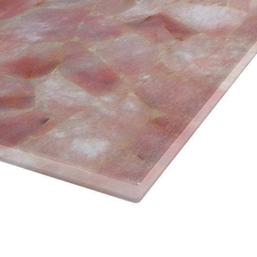 Roze roze kwarts patroon snijplank (Hoek)