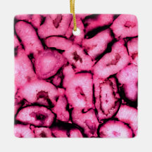 Roze roze kwartsgewijs geodes abstract patroon