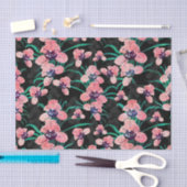  roze, roze, langwerpige verfzwarte vormgeving tissuepapier (Craft)