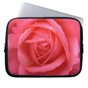 Roze roze laptophoes Romantisch Roos Hoesje tablet Laptop Sleeve