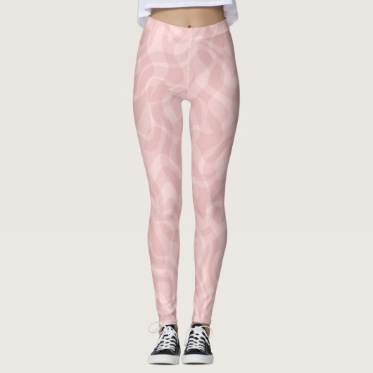 Roze roze leggings (Voorkant)