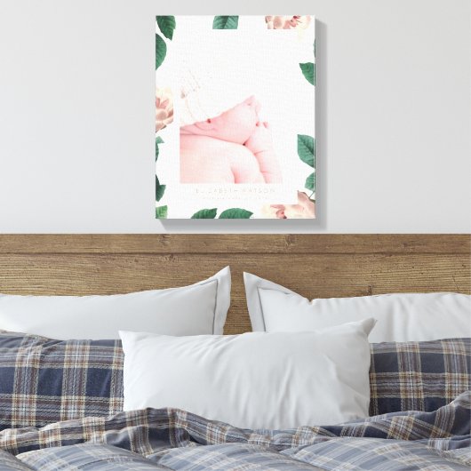  roze roze Lijst Canvas Afdrukken (Insitu (Slaapkamer))