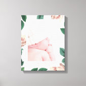  roze roze Lijst Canvas Afdrukken (Voorkant)