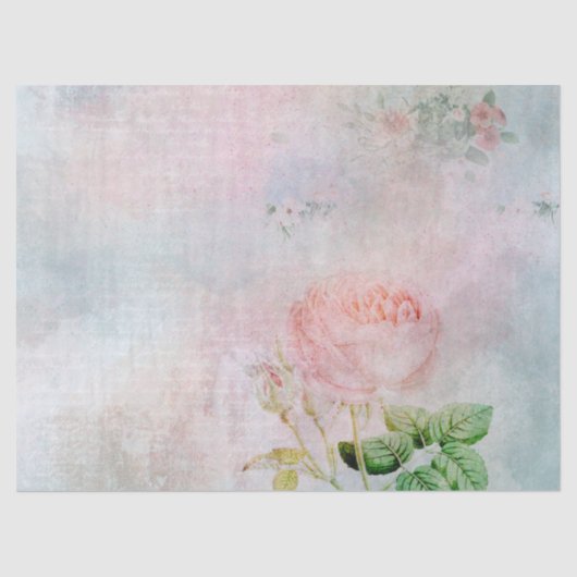  roze roze loskoppeling tissuepapier (Voorkant)