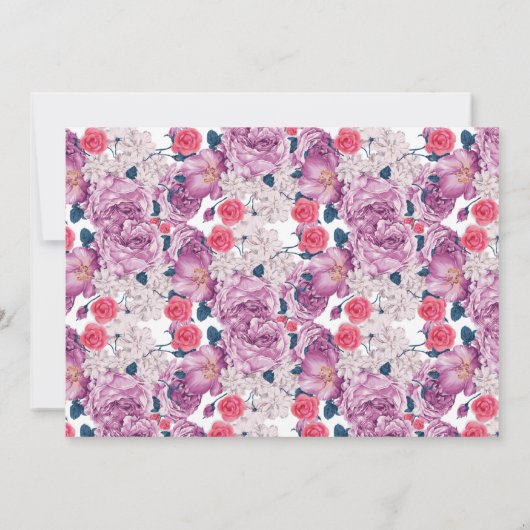 Roze Roze Maan Fase Wiccan Handfasting Save The Date (Achterkant)