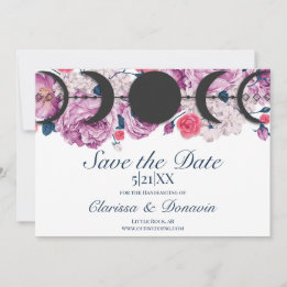 Roze Roze Maan Fase Wiccan Handfasting Save The Date