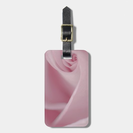 Roze roze Macro Bagagelabel (Voorkant verticaal)