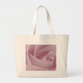 Roze roze Macro Grote Tote Bag (Voorkant)