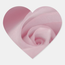 Roze roze Macro Hart Sticker