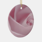 Roze roze Macro Keramisch Ornament (Rechts)