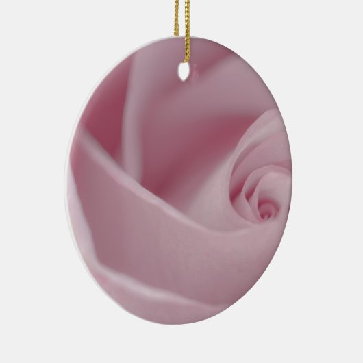 Roze roze Macro Keramisch Ornament (Rechts)