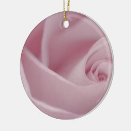 Roze roze Macro Keramisch Ornament