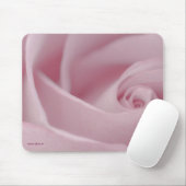 Roze roze Macro Muismat (Met muis)