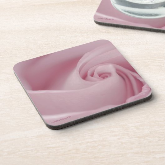 Roze roze Macro Onderzetter (Linkerzijde)