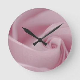 Roze roze Macro Ronde Klok