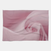 Roze roze Macro Theedoek (Horizontaal)