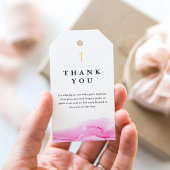 Roze Roze Meisje Doop Doopfeest Dank Je Cadeaulabel