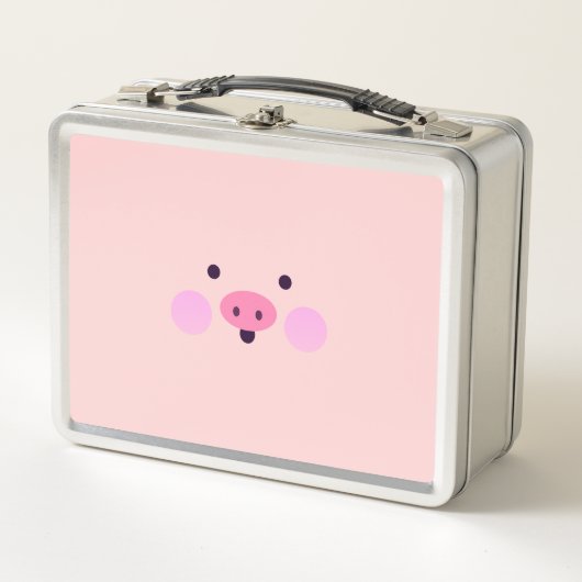 Roze, roze, metalen doos (Voorkant)